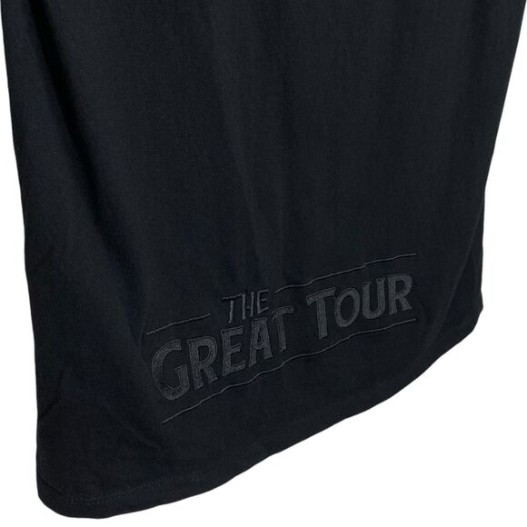Sabaton T-Shirt Mens XL Black Tee The Great Tour Heavy Metal Embroidered Concert - Picture 5 of 10